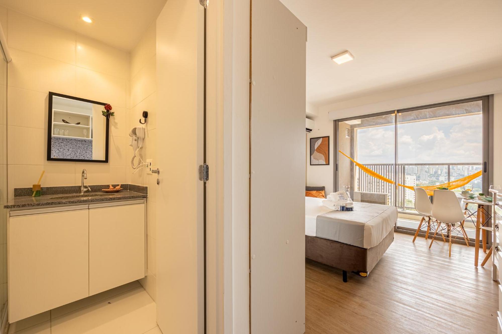 Studio Com Vista Livre No Alto Da Boa Vista Apartamento São Paulo