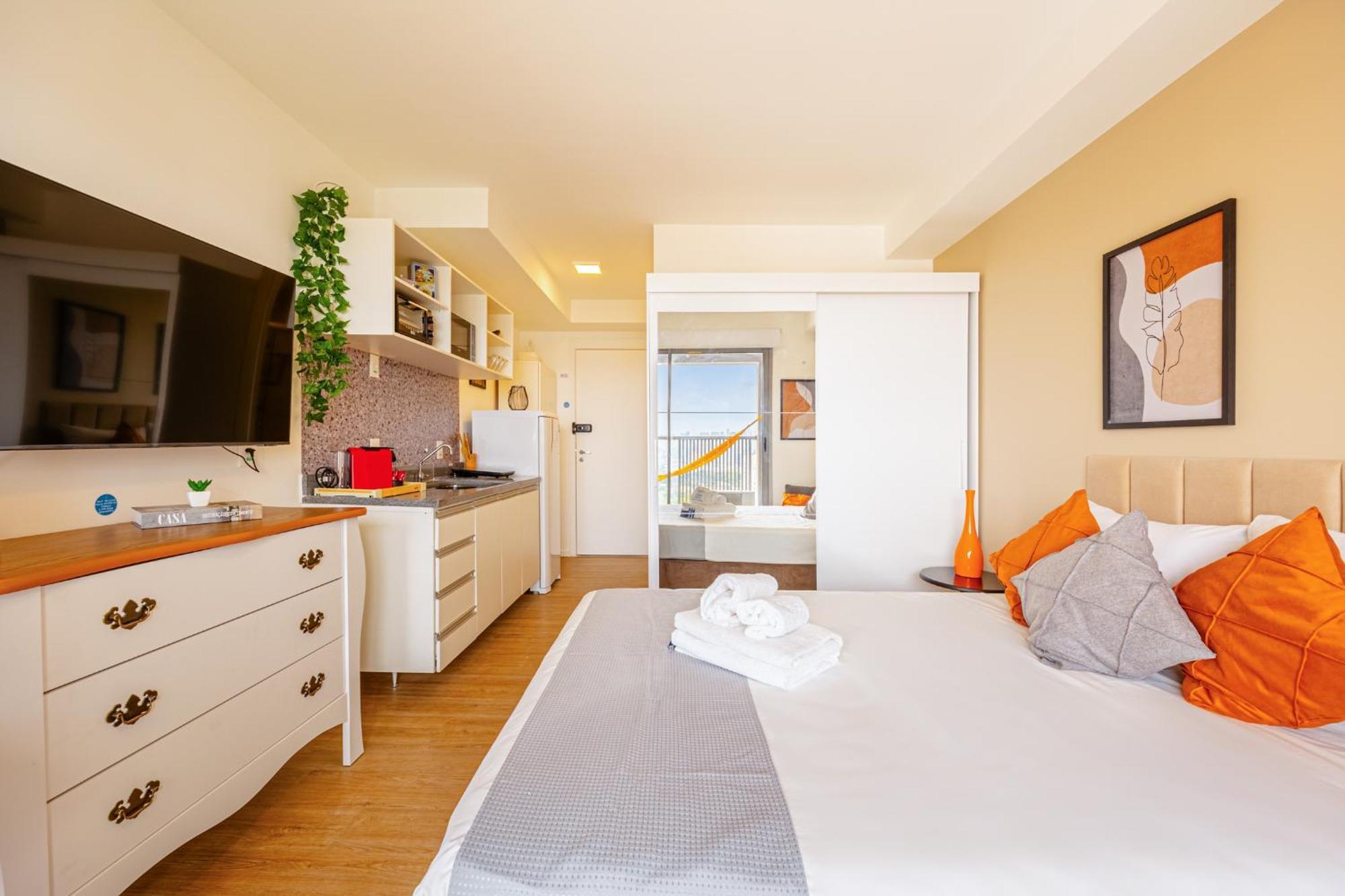 Studio Com Vista Livre No Alto Da Boa Vista Apartamento São Paulo