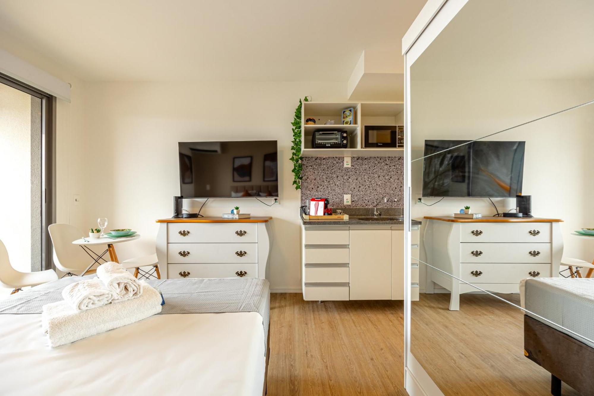 Apartamento Studio Com Vista Livre No Alto Da Boa Vista
